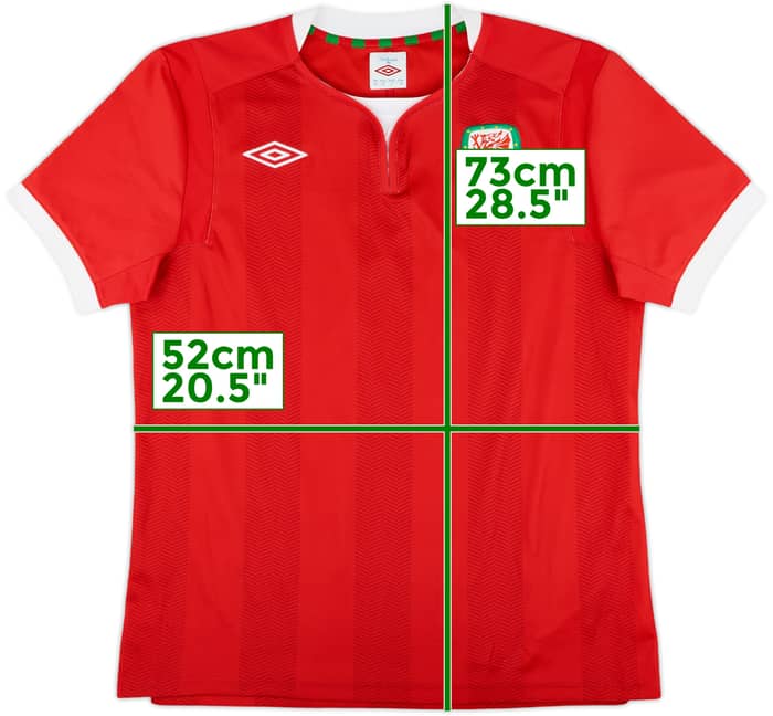 2011-12 Wales Home Shirt - 6/10 - (M)
