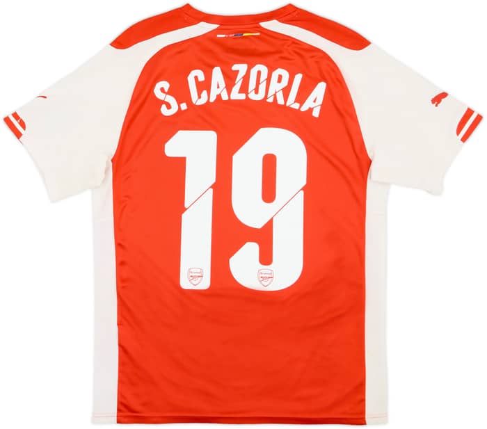 2014-15 Arsenal Home Shirt S.Cazorla #19 - 7/10 - (L.Boys)