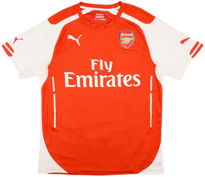 2014-15 Arsenal Home Shirt S.Cazorla #19 - 7/10 - (L.Boys)