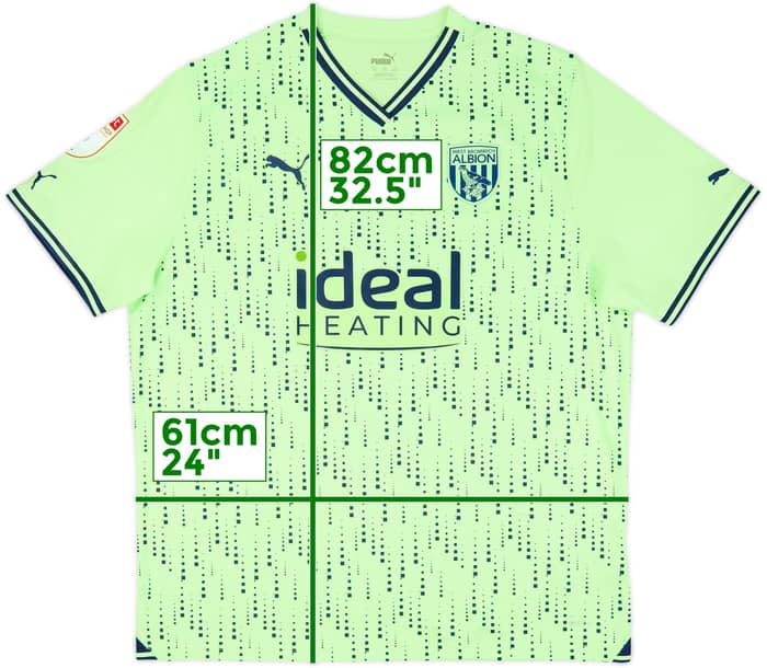 2023-24 West Brom Away Shirt - 9/10 - (XXL)