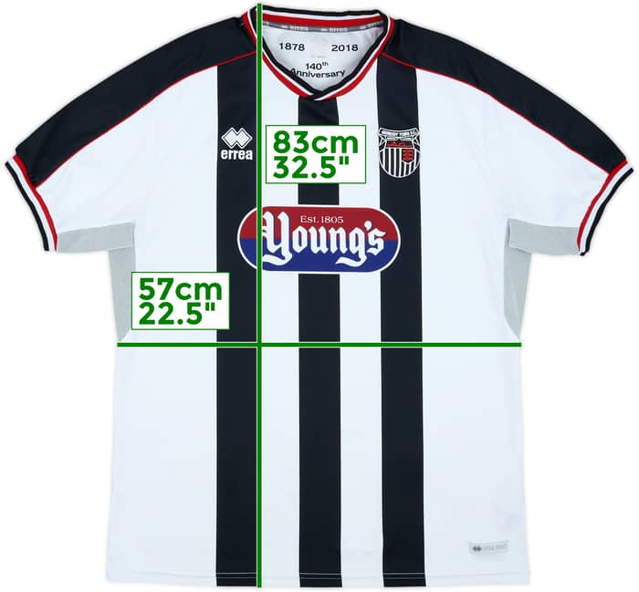 2018-19 Grimsby Town Home Shirt - 7/10 - (3XL)