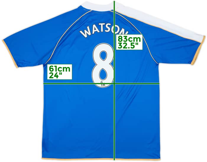 2010-11 Wigan Home Shirt Watson #8 - 9/10 - (XXL)