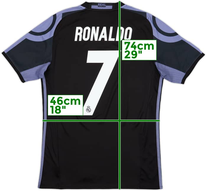 2016-17 Real Madrid Third Shirt Ronaldo #7 - 6/10 - (S)
