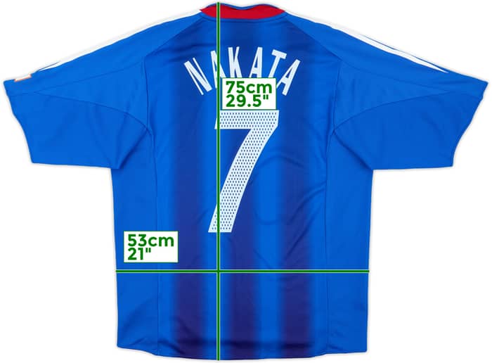 2004-06 Japan Home Shirt Nakata #7 - 7/10 - (L)