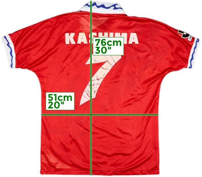 1993-94 Kashima Antlers Home Shirt #7 - 5/10 - (L)