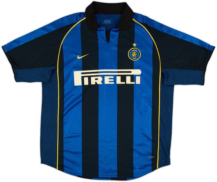 2001-02 Inter Milan Home Shirt Ronaldo #9 - 6/10 - (L)