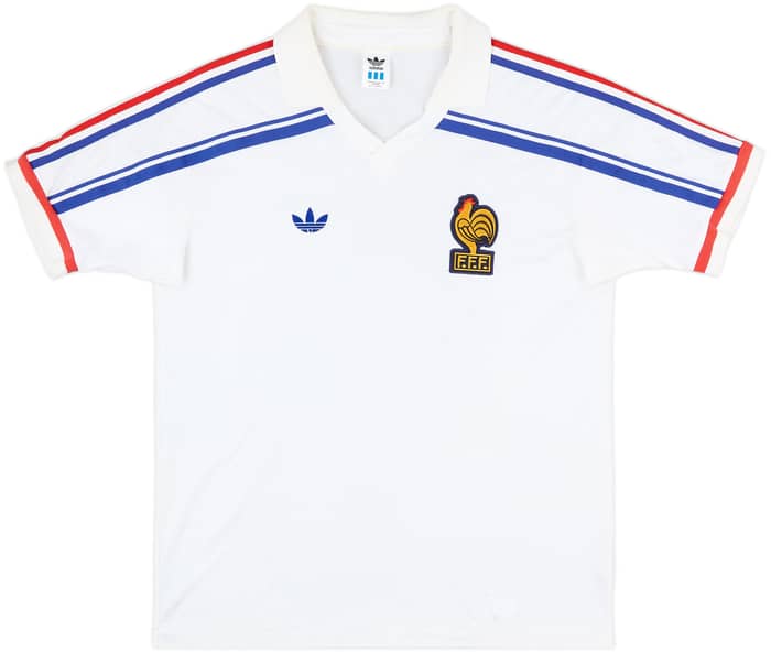 1986-88 France Away Shirt #10 (Platini) - 8/10 - (M)