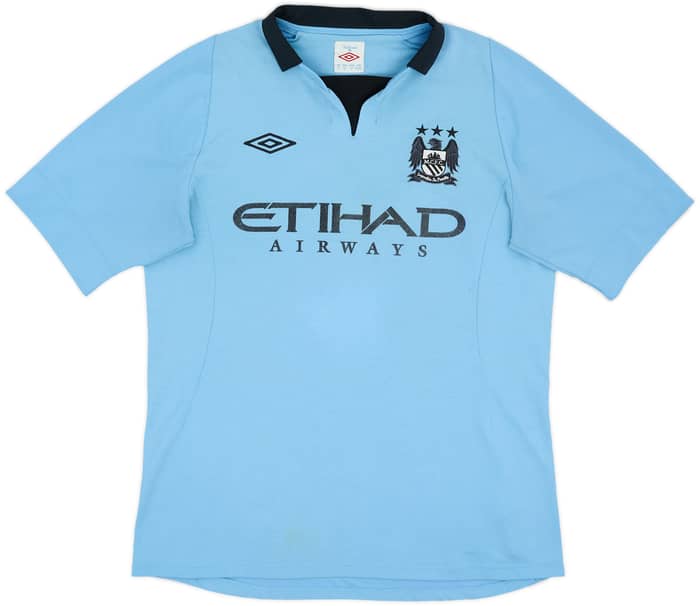 2012-13 Manchester City Home Shirt Silva #21 - 6/10 - (M)