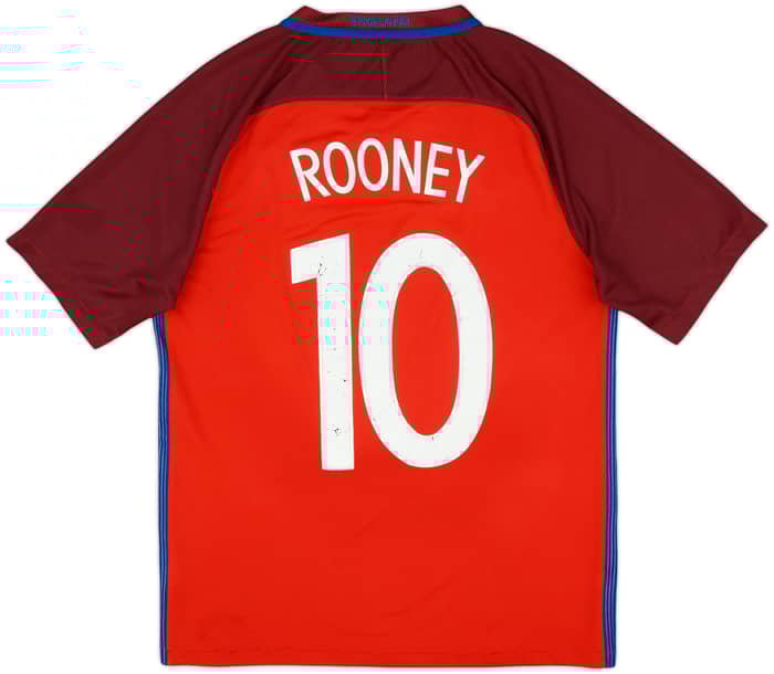 2016-17 England Away Shirt Rooney #10 - 5/10 - (M)