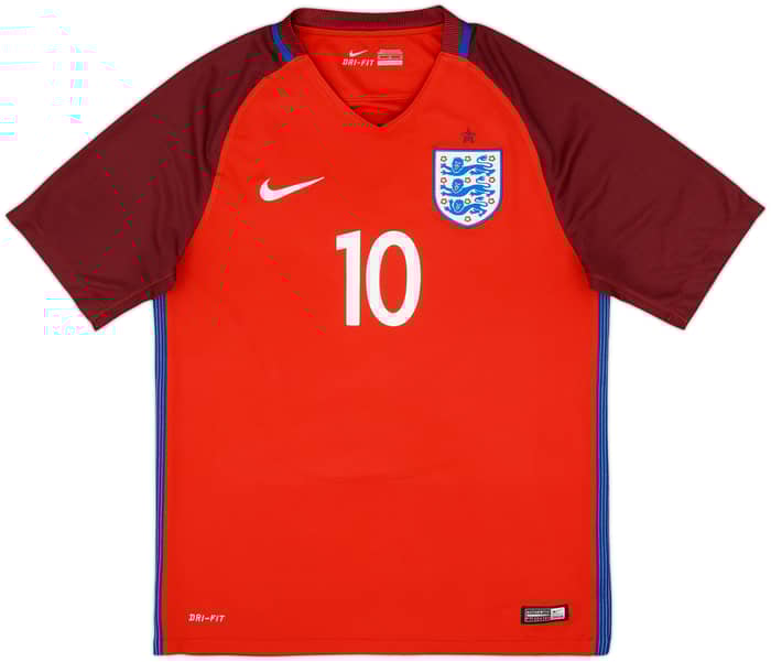 2016-17 England Away Shirt Rooney #10 - 5/10 - (M)
