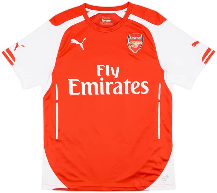 2014-15 Arsenal Home Shirt Arteta #8 - 8/10 - (L.Boys)