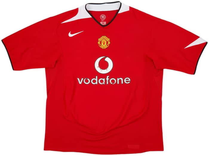 2004-06 Manchester United Home Shirt - 5/10 - (XL)