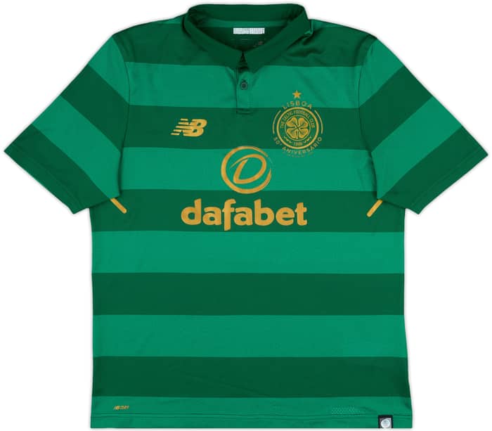 2017-18 Celtic 'Lisbon Lions 50th Anniversary' Away Shirt - 8/10 - (M)