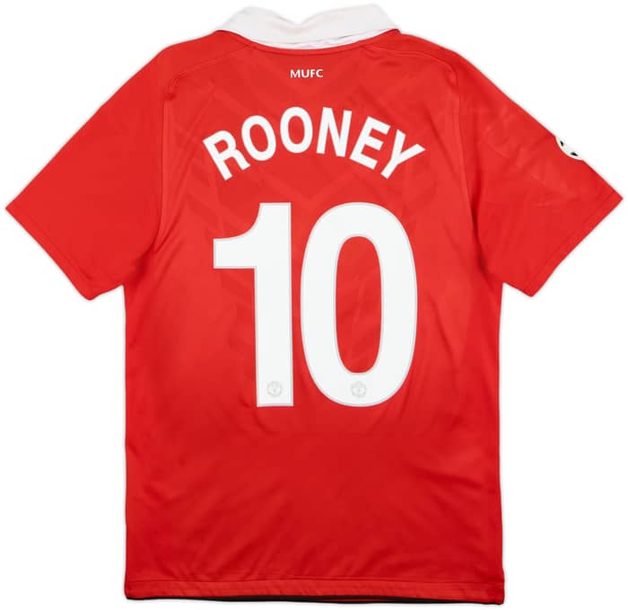 2010-11 Manchester United Home Shirt Rooney #10 - 6/10 - (S)