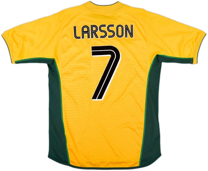 2002-03 Celtic Away Shirt Larsson #7 - 9/10 - (M)