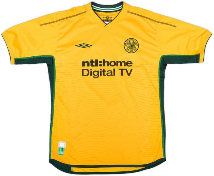 2002-03 Celtic Away Shirt Larsson #7 - 9/10 - (M)