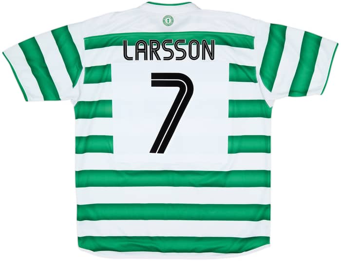 2003-04 Celtic Home Shirt Larsson #7 - 8/10 - (L/XL)