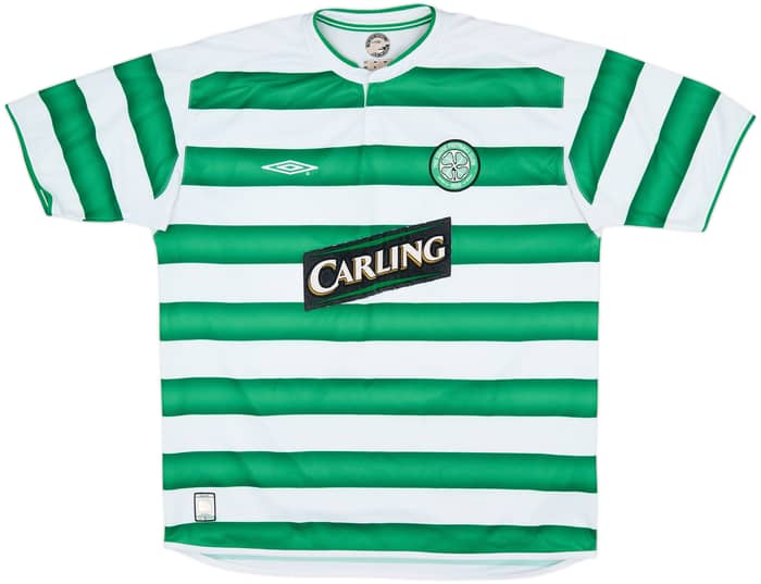 2003-04 Celtic Home Shirt Larsson #7 - 8/10 - (L/XL)