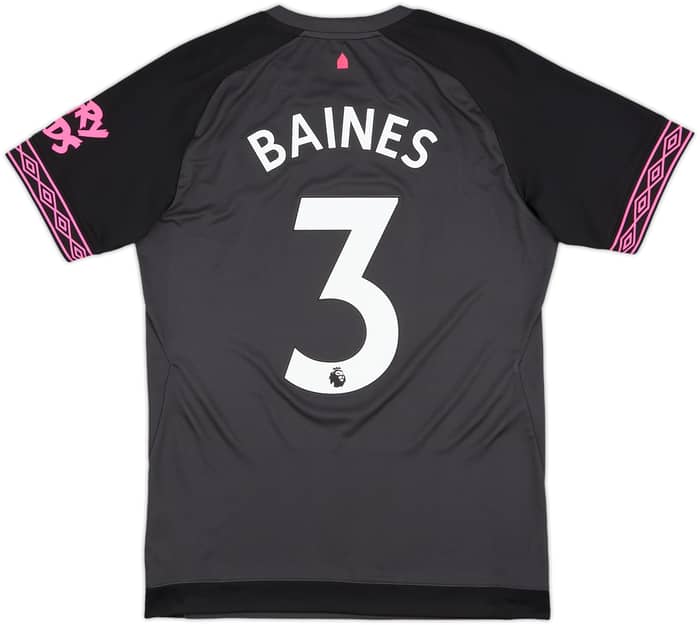 2018-19 Everton Away Shirt Baines #3 - 10/10 - (S)