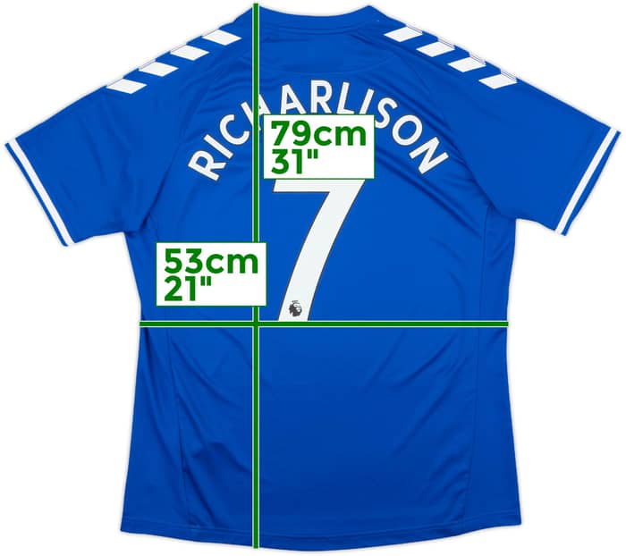 2020-21 Everton Home Shirt Richarlison #7 - 10/10 - (XL)