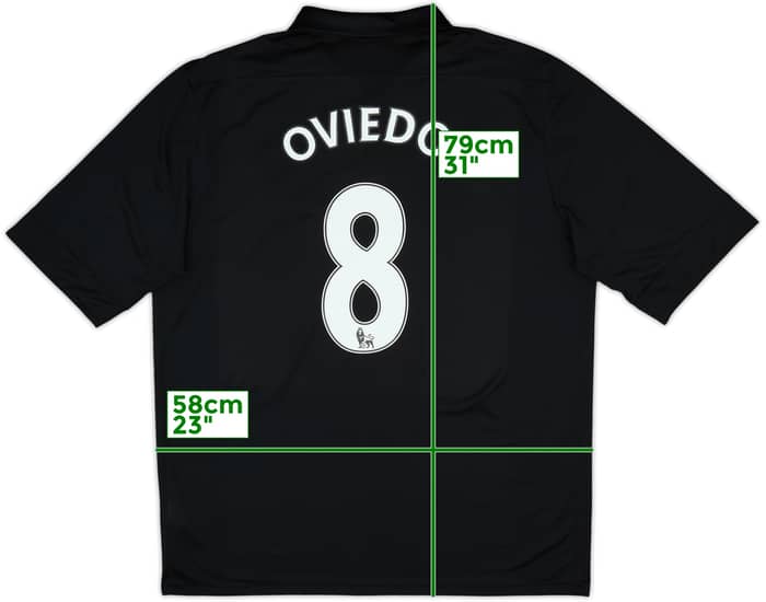 2012-13 Everton Away Shirt Oviedo #8 - 10/10 - (XL)