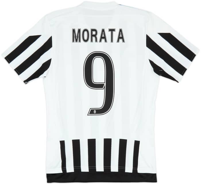 2015-16 Juventus Home Shirt Morata #9 - 7/10 - (S)