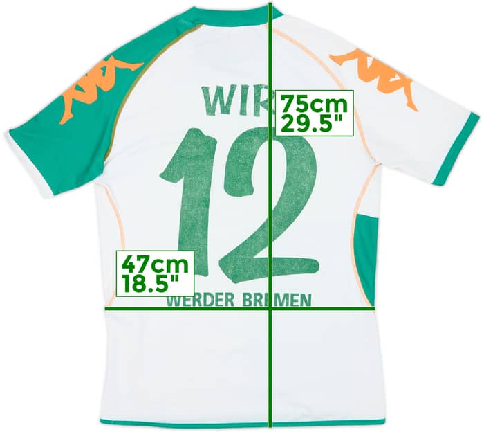 2006-07 Werder Bremen Home Shirt Wir #12 - 6/10 - (L)