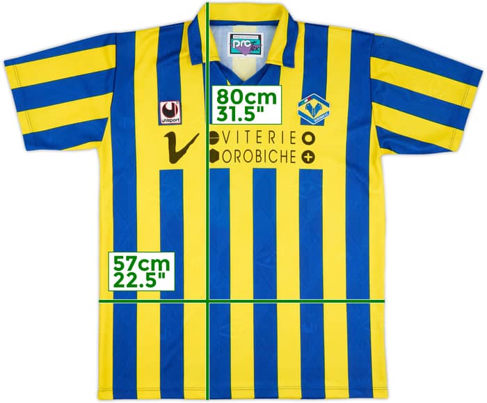 1992-94 Hellas Verona Match Issue Home Shirt #4