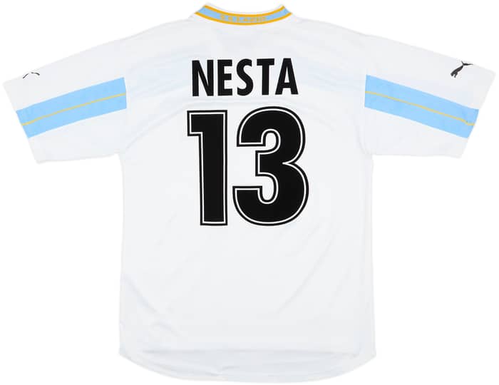 1999-00 Lazio Centenary Home Shirt Nesta #13 - 6/10 - (L)
