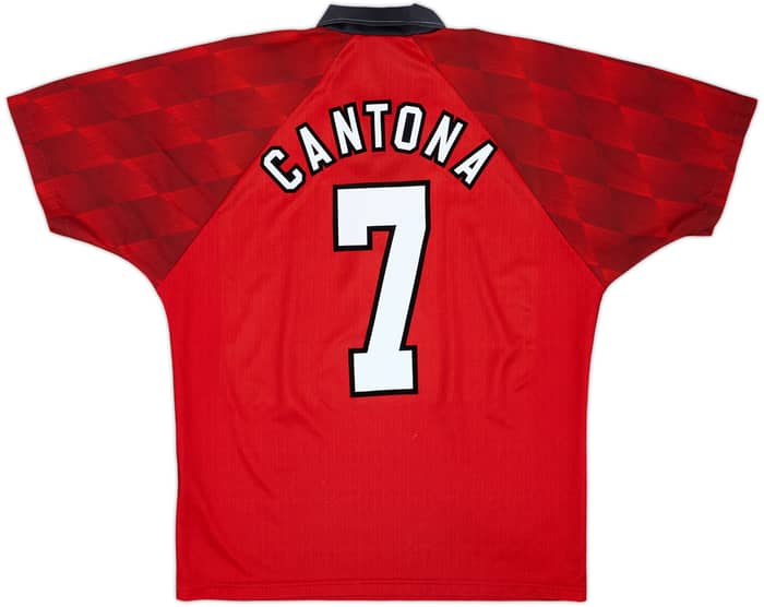 1996-98 Manchester United Home Shirt Cantona #7 - 7/10 - (M)