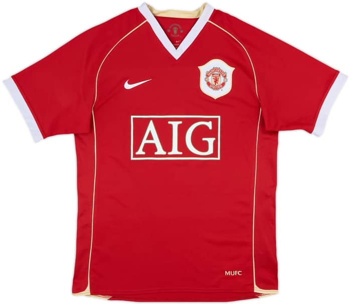 2006-07 Manchester United Home Shirt Solskjaer #20 - 5/10 - (S)