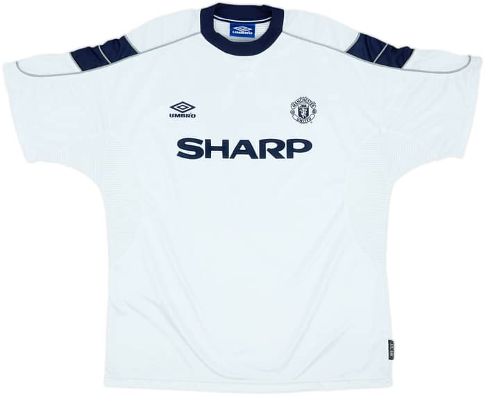 1999-00 Manchester United Third Shirt Beckham #7 - 9/10 - (XL)
