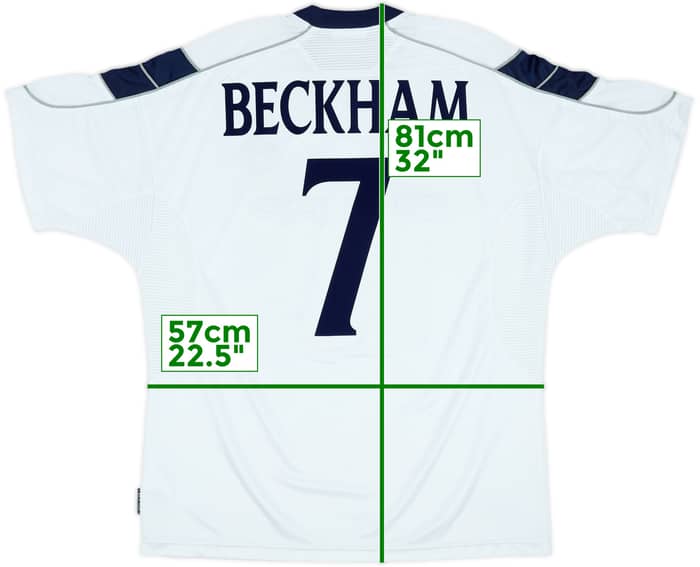 1999-00 Manchester United Third Shirt Beckham #7 - 9/10 - (XL)