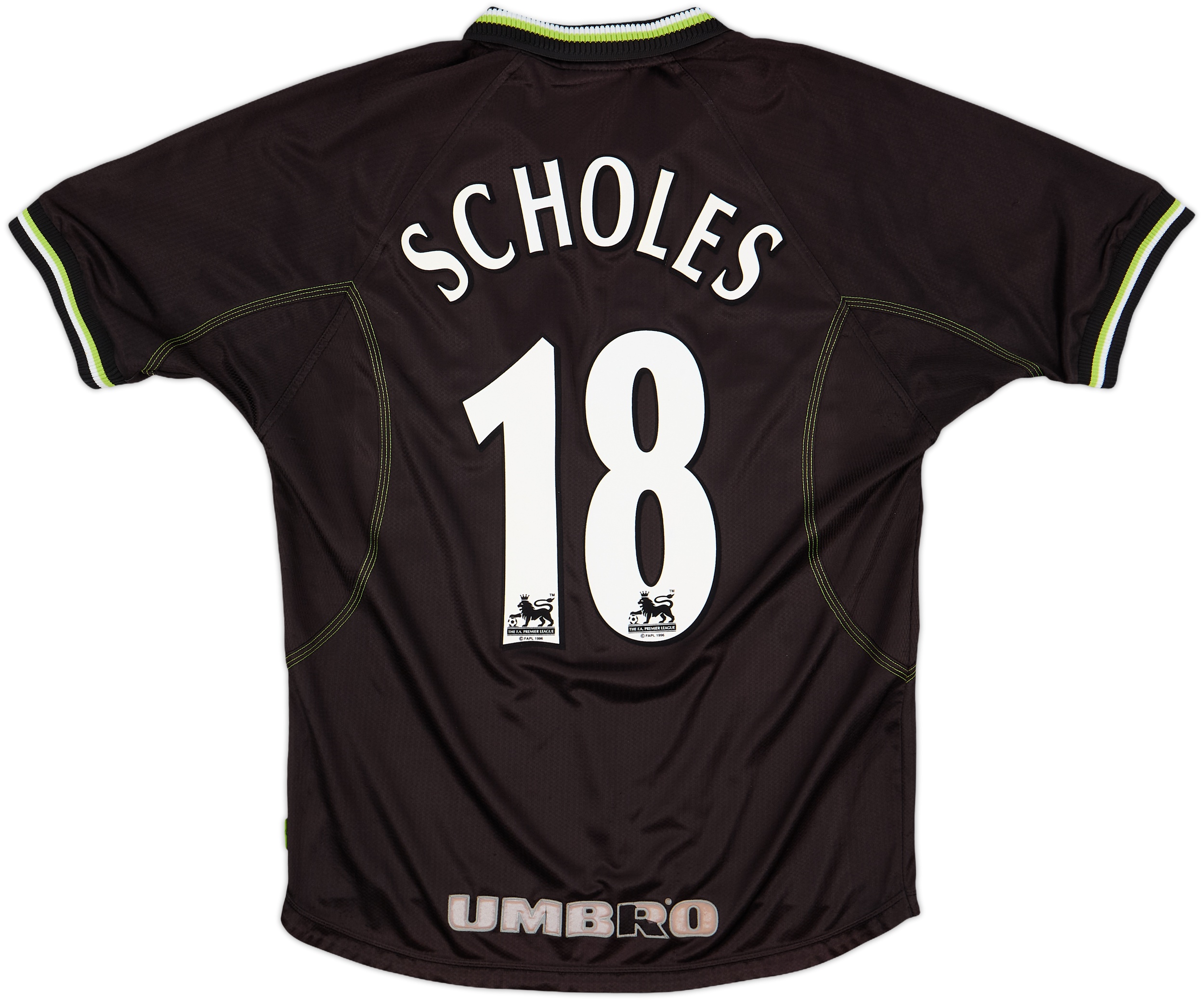 1998-99 Manchester United Third Shirt Scholes #18 - 6/10 - (M)