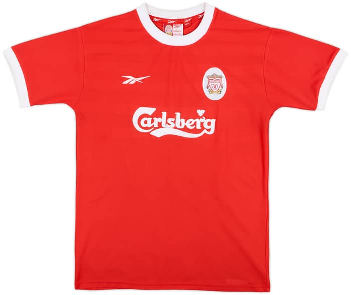 1998-00 Liverpool Home Shirt Gerrard #28 - 7/10 - (M)