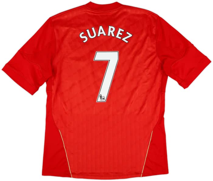 2010-12 Liverpool Home Shirt Suarez #7 - 6/10 - (L)
