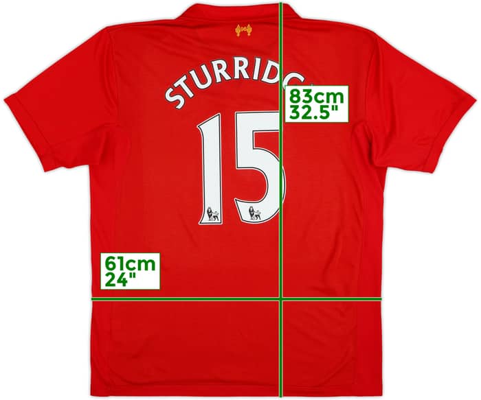 2016-17 Liverpool Home Shirt Sturridge #15 - 7/10 - (XXL)