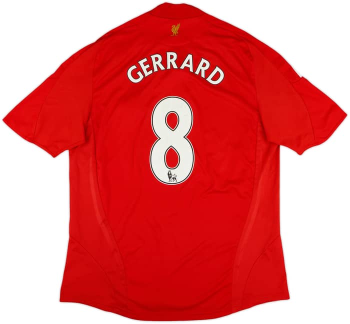 2008-10 Liverpool Home Shirt Gerrard #8 - 5/10 - (L)