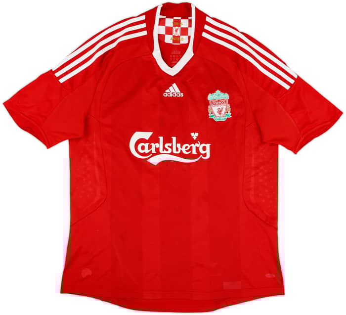 2008-10 Liverpool Home Shirt Gerrard #8 - 5/10 - (L)