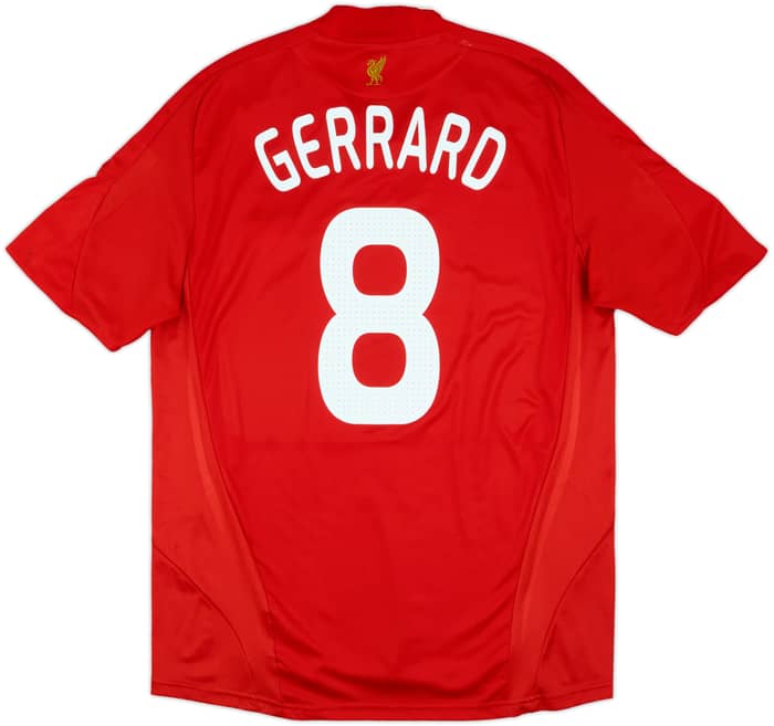 2008-10 Liverpool Home Shirt Gerrard #8 - 5/10 - (L)