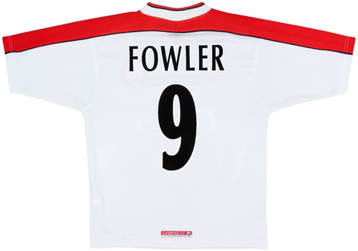 1998-99 Liverpool Away Shirt Fowler #9 - 6/10 - (S)
