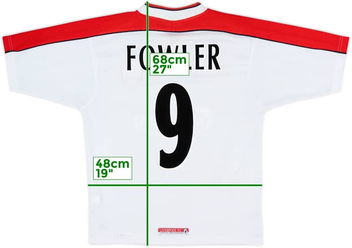 1998-99 Liverpool Away Shirt Fowler #9 - 6/10 - (S)