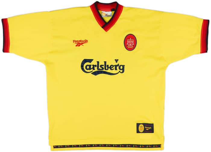 1997-99 Liverpool Away Shirt Fowler #9 - 7/10 - (L)