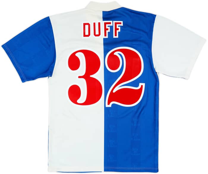 1996-98 Blackburn Home Shirt Duff #32 - 8/10 - (M)