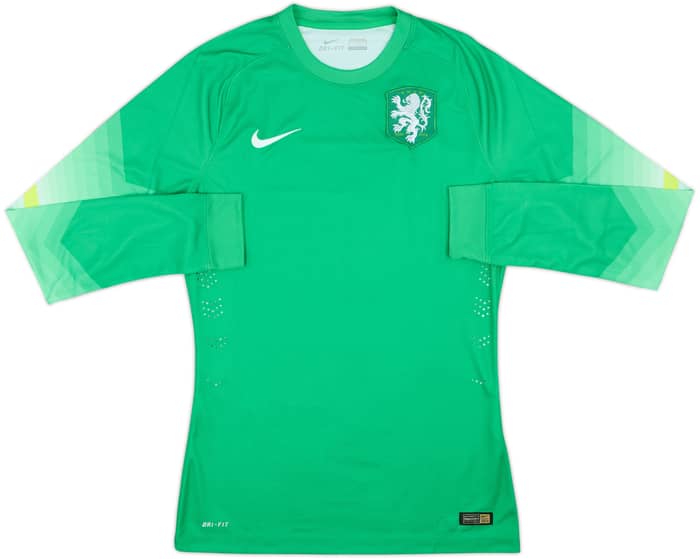 2014-15 Netherlands Player Issue GK Shirt - 10/10 - (M)