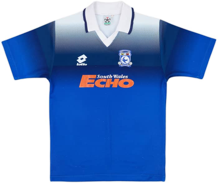 1996-97 Cardiff City Home Shirt - 8/10 - (S)