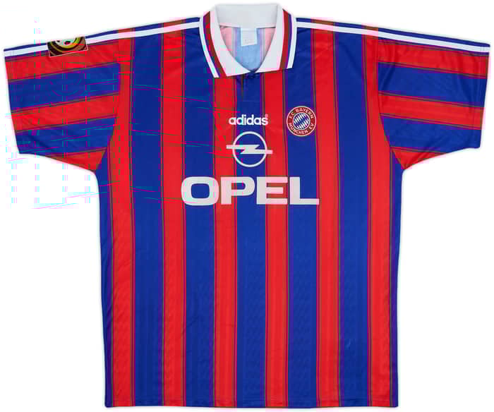 1995-97 Bayern Munich Home Shirt Basler #13 - 8/10 - (L)