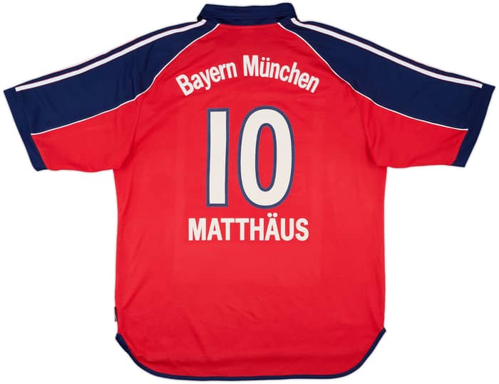1999-01 Bayern Munich Home Shirt Matthaus #10 - 9/10 - (XL)