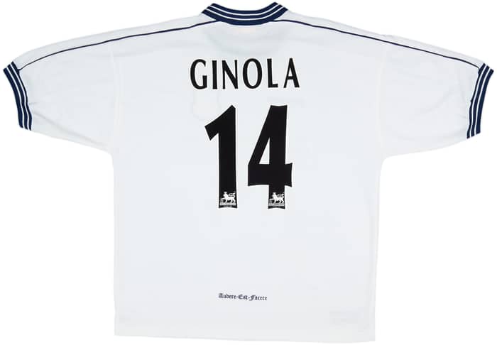 1997-99 Tottenham Home Shirt Ginola #14 - 10/10 - (XL)