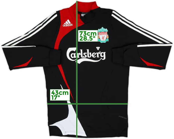 2007-08 Liverpool adidas Formotion Sweat Top - 8/10 - (S/M)